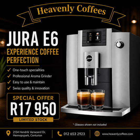 Jura E6 – Free Coffee, 48-Month Warranty & Setup