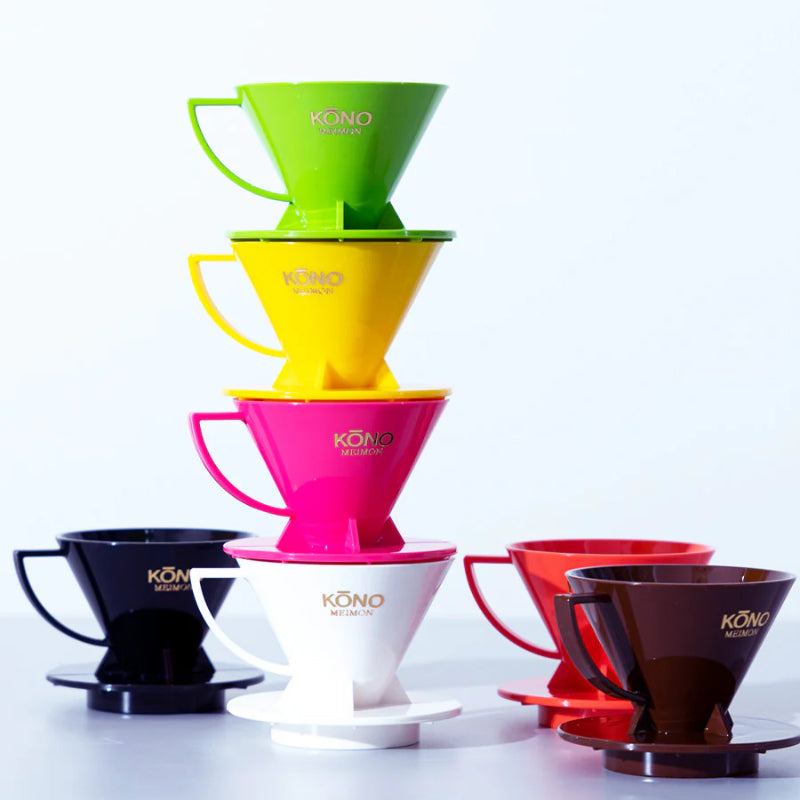 Kono Meimon Drippers in various colors