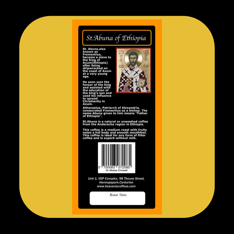 St.Abuna of Ethiopia Medium Roast - Heavenly Coffees