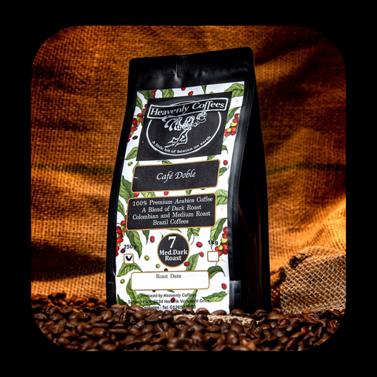 Café Doble Medium Dark Roasted Coffee - Heavenly Coffees