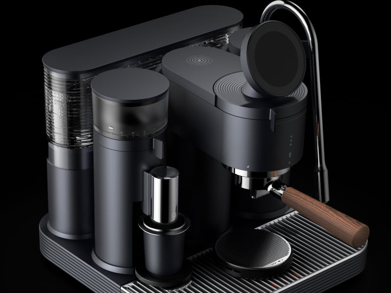 Merakie Espresso machine angular view