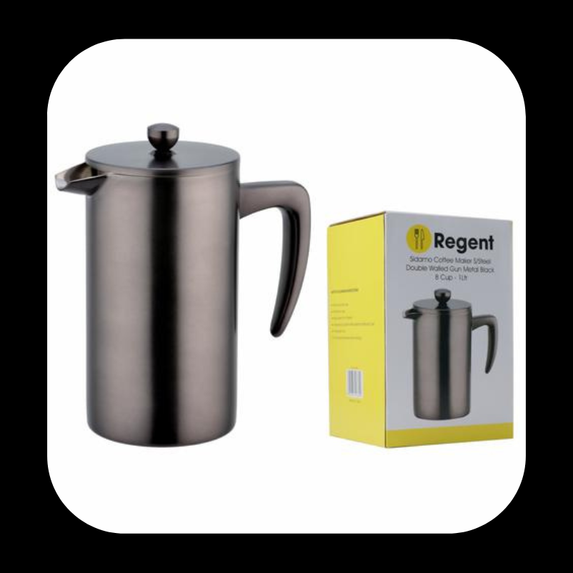 Stainless Steel Plunger (Regent) - Heavenly Coffees