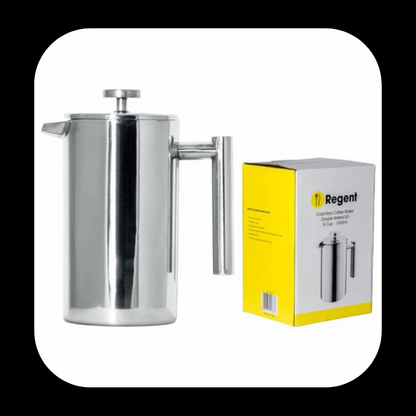 Stainless Steel Plunger (Regent) - Heavenly Coffees