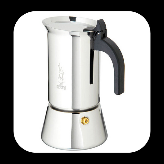 Bialetti Venus Moka Pot Stainless steel - Heavenly Coffees